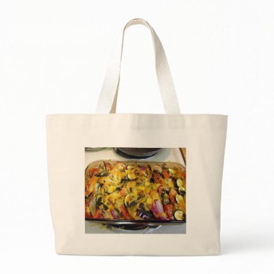 Veggie Casserole Tote Bag by lifesphere