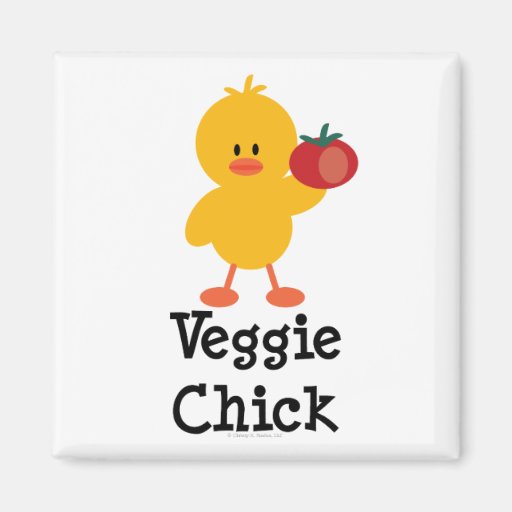 Veggie Chick Magnet