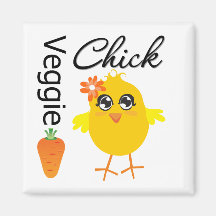 Veggie Chick Magnets