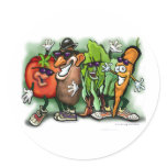 Veggie Gang stickers