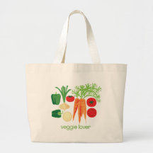 Veggie Lover Mixed fresh Vegetables Tote Bag