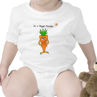 I'm a Veggie Monster Infant Bodysuit