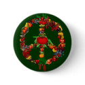 Veggie Peace Sign buttons