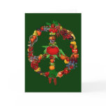 Veggie Peace Sign cards
