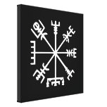 Vegvísir (Viking Compass) Canvas Print