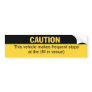 Vehicle Makes Frequent Stops at