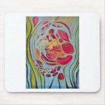 Veiled Pomegranate Mouse Pads
