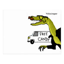 Velociraper Post Cards