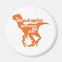 Velociraptor Awareness Day Refrigerator Magnet