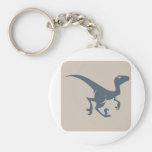 Velociraptor Icon Key Chain