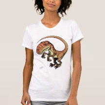 Velociraptor Raptor Dinosaur by Marco D Carillo T-shirt