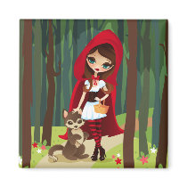 Velusa Red Riding Hood Fridge Magnet