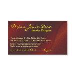 velvet paisley business cards