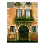 Venetian Building Facade Postcard