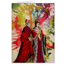 Venetian Doge and Dogeressa by Michael Moffa Cards