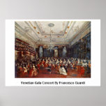 Venetian Gala Concert By Francesco Guardi Posters