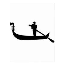 venetian gondola post cards