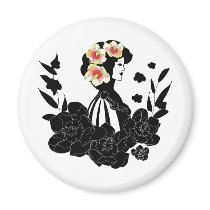 Venetian Magnolia Magnet