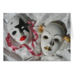 Venetian masks cards