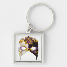 Venetian Masque: Amethyst Purple Jewel Key Chain