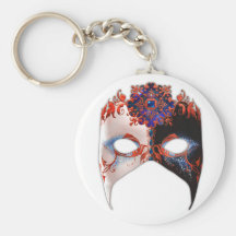 Venetian Masque: Carnival Jewel Keychain