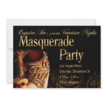 Venetian Nights Masquerade Party Invitation