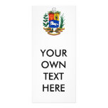 Venezuela Coat of Arms Rack Card Template