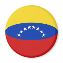 Venezuela Fisheye Flag Magnet