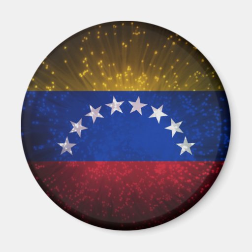 Venezuela Flag Firework Magnet