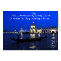Venice Anniversary Card
