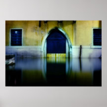 venice at night poster