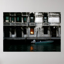 venice at night print