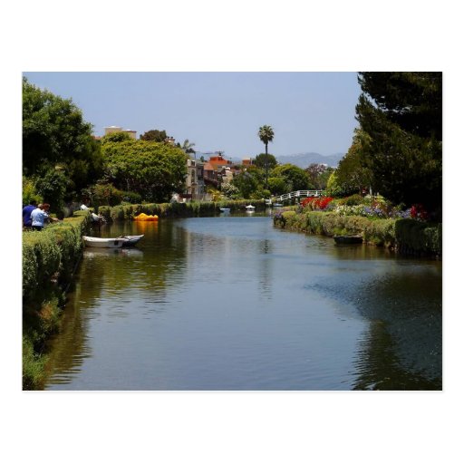 Venice Beach Canals Postcard