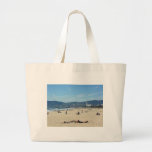 Venice Beach Looking North On With The Santa Monic Canvas Bags
