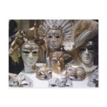 Venice Carnival Masks postcards