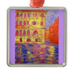 venice colourful palazzos christmas ornament