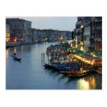 Venice Evening - Grand Canal Postcard
