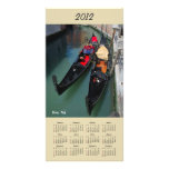 Venice Gondolas 2012 calendar Photo Card photo cards