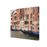 Venice Gondolas Wrapped Canvas