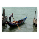 Venice Gondolier, S Cyr Card