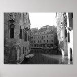 venice in black and white posters