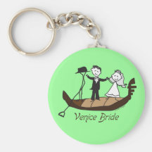 Venice Italy Bride Key Chains