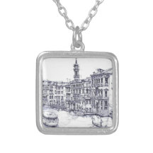 Venice, Italy, in ink Custom Jewelry