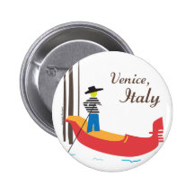 Venice Italy Pinback Buttons