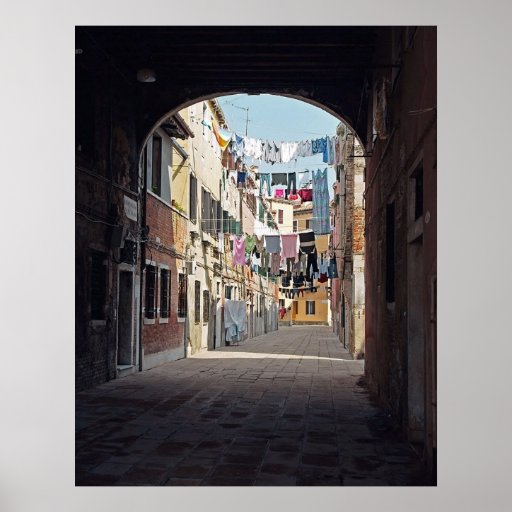 Venice Laundry Print