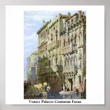 Venice  Palazzo Contarini Fasan Posters