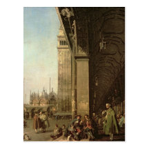Venice: Piazza di San Marco and the Colonnade Postcard