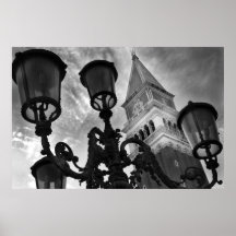 VENICE SAN MARCO TOWER & LIGHTS POSTER
