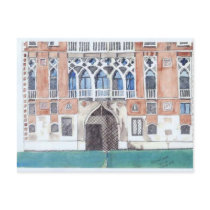 Venice sketch postcard