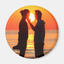 VENICE SUNSET AT LIDO BEACH MAGNET